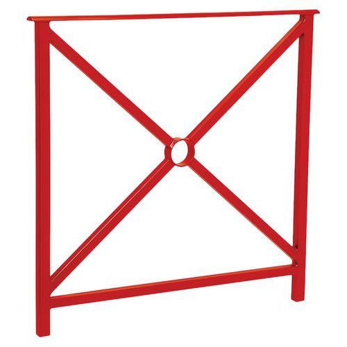 BARRIÈRE HÉRITAGE SIMPLE CROIX 80 CM - ROUGE 3020 - PROCITY
