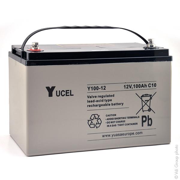 BATTERIE PLOMB AGM YUCEL Y100-12 12V 100AH M8-F_0