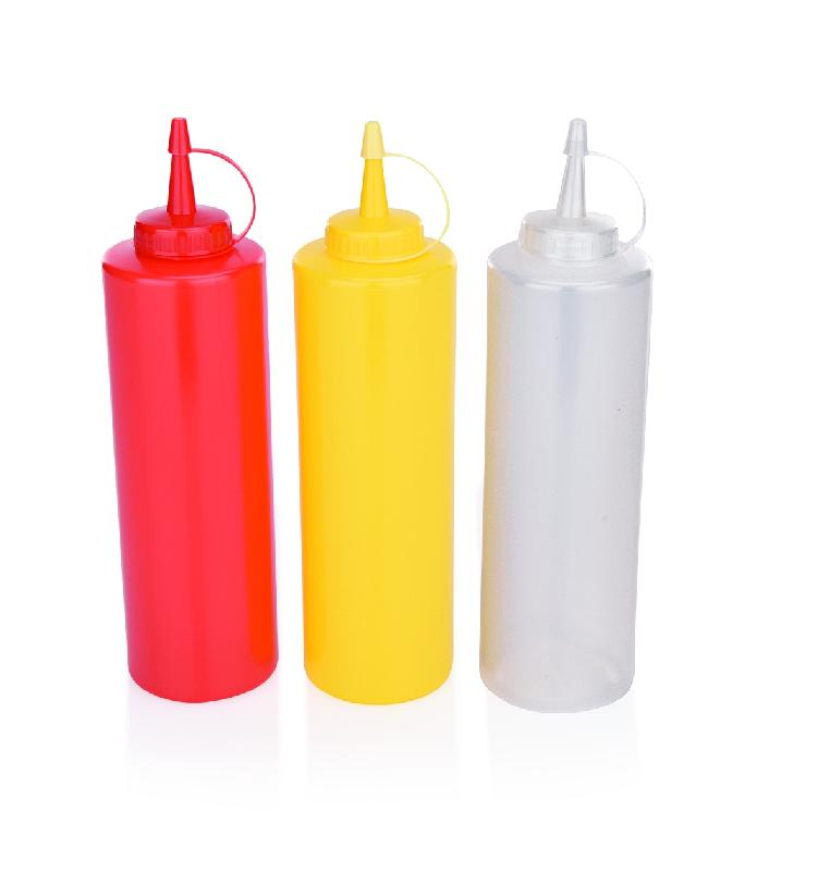 BOUTEILLE DE DOSAGE / À PRESSER, 0,70 LITRE, JAUNE