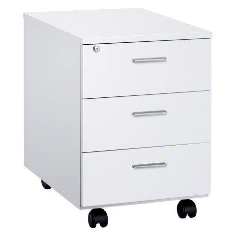 CAISSON MOBILE ESSENZZA 3 TIROIRS BLANC