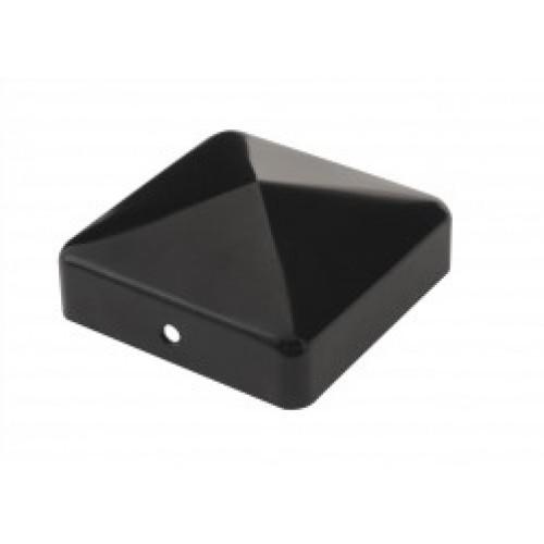CHAPEAU PYRAMIDE POUR POTEAU BOIS - NOIR - CABOCHON 70 SIMPSON STRONG-TIE