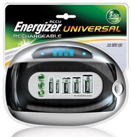 CHARGEUR UNIVERSEL 3/5H - NIMH - ENERGIZER