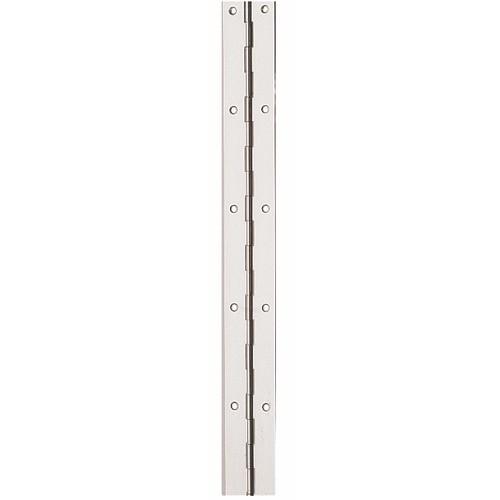CHARNIÈRE À PIANO SIMPLE FEUILLE EN INOX - DIAMÈTRE 1,8 MM - LARGEUR 20 MM BRICOZOR