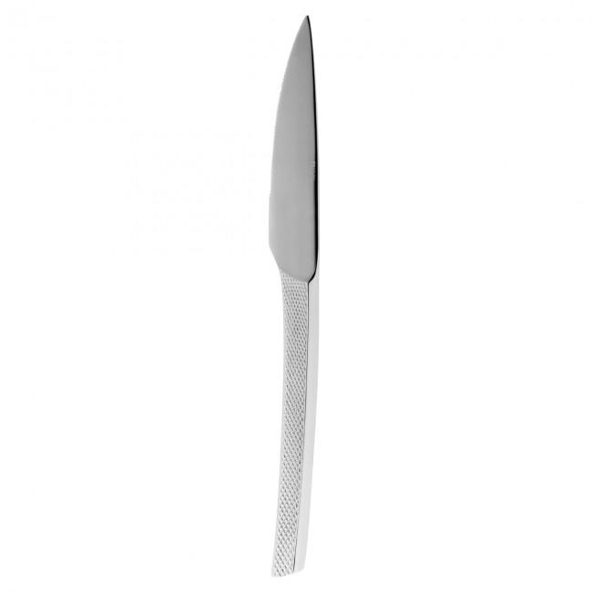 COUTEAU DE TABLE MONOBLOC LAME SCIE INOX 18/10 4MM - LOT DE 6 - GUY DEGRENNE - GUEST STAR
