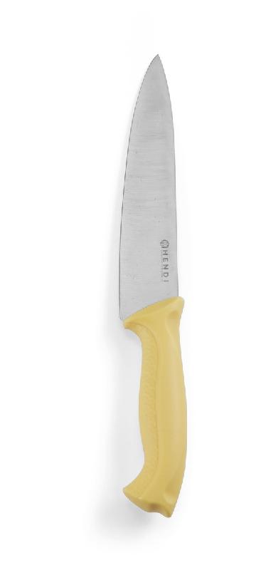 Couteau professionnel chef 180 mm jaune - 842638_0