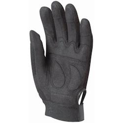 Coverguard - Gants manutention noir en cuir synthétique EUROSTRONG 930 (Pack de 12) Rouge Taille 8 - rouge 3435241009289_0