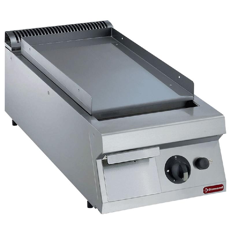Diamond - Plaque de cuisson gaz, lisse, chrome dur -TOP- - réf. G22/PLCD4T-N - AKS-G22/PLCD4T-N_0