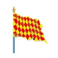 DRAPEAU DE PROVINCE HISTORIQUE ANGOUMOIS