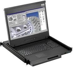 F117 - Tiroir console LCD 17 pouces - VGA ou DVI-D Full HD rackable 1U_0