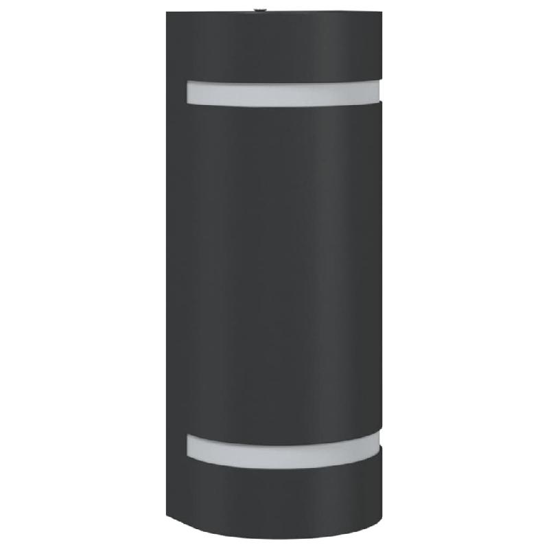Helloshop26 - Applique murale d'extérieur design moderne 8 x 10 x 24 cm résistante intempéries en aluminium noir 02_0056631 - noir 3000239623138_0