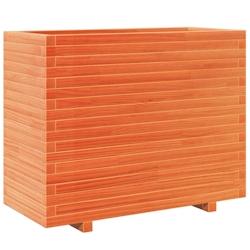 Helloshop26 - Jardinière bac lit surélevé plantes fleurs terrasse jardin cire 90 x 40 x 72,5 cm bois de pin massif marron 02_0038515 - 3000217712595_0