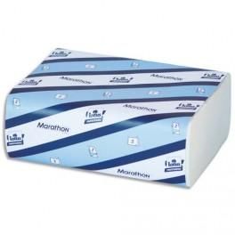 LOTUS PAQUET DE 190 FEUILLES D'ESSUIE-MAINS MARATHON OUATE DE CELLULOSE FORMAT 21,3 X 24 CM
