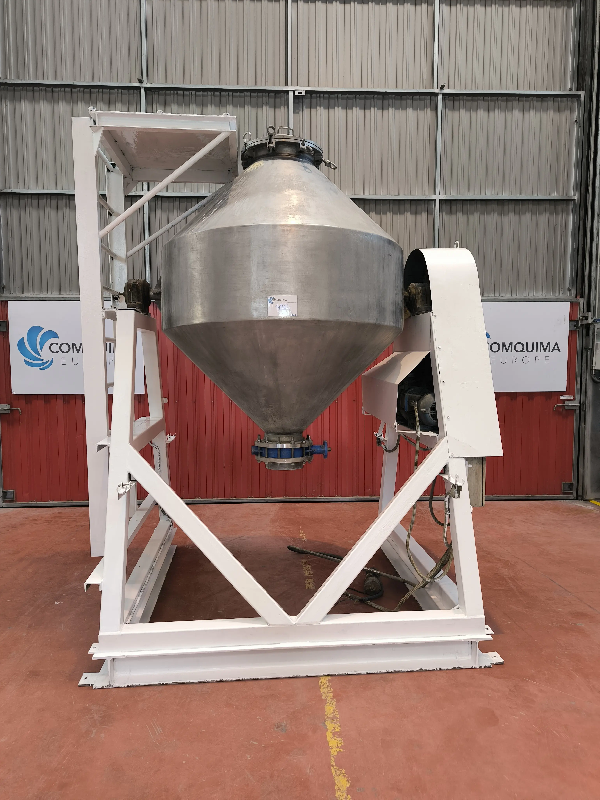 Mélangeur biconique acier inoxydable 1.600 litres_0