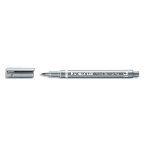 MARQUEUR STAEDTLER - POINTE M - ARGENT