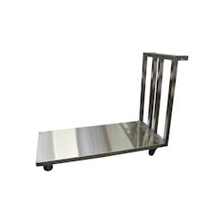 MATERIEL CHR PRO chariot plateforme inox 304 plateau plein inox1000 x600x1000mm - 685071008669_0