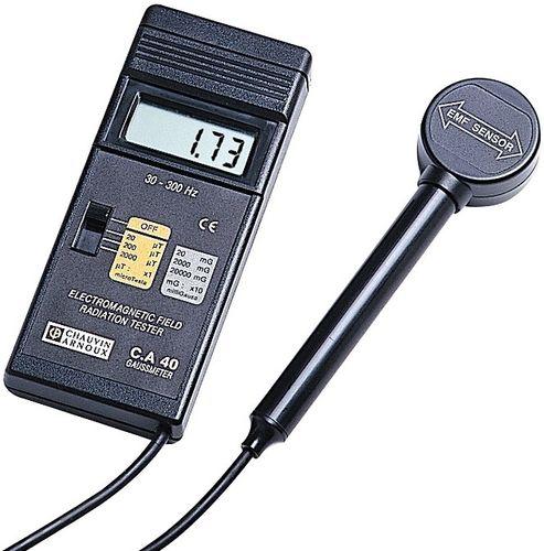 MESUREUR DE CHAMPS ÉLECTROMAGNÉTIQUES, 30-300HZ - 20UT-2000UT (200MG-20000MG) - SONDE