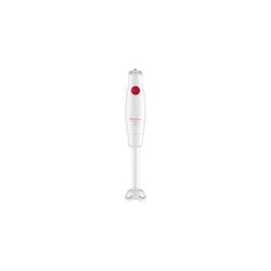 Mixeur Plongeant  350 W Blanc/rouge Réservoir 800ml 2 Lames Zelkrom Poignée Ergonomique Usage Non Intensif Moulinex - blanc 3665476901427_0