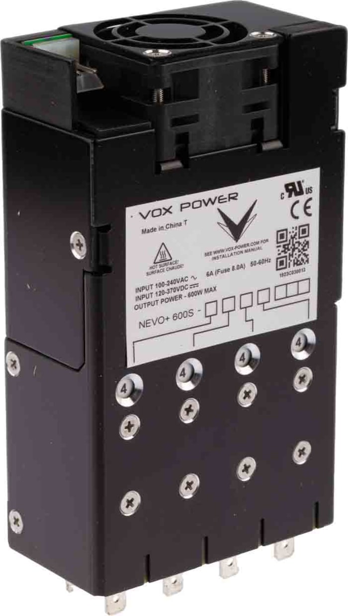 Nevo+600s - alimentation stabilisée electrique modulaire configurable - vox power - 600w 4slots_0