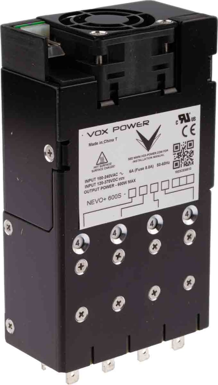Nevo+600s - alimentation stabilisée modulaire configurable - Vox Power - 600W - 4 slots_0