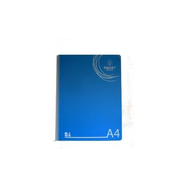 OEM Cahier à spirales lisses A4 Couverture bleue 80F 70Grs - 4006144590182_0