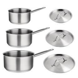 Offre spéciale - Set de 3 casseroles et couvercles inox Vogue - EQS128_0