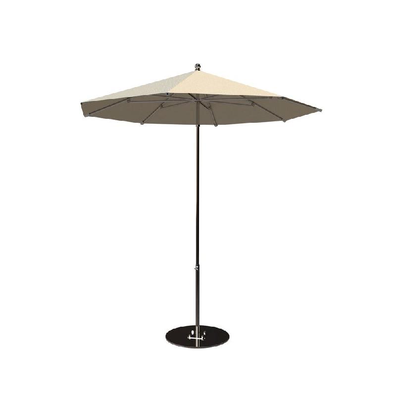 Parasol pour terrasse Pro Moorea rond Ø300cm armature + toile + housse - ivoire_0