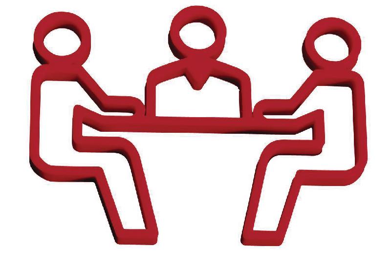 PICTOGRAMME NEOSIGN 3D MUR SALLE DE RÉUNION ROUGE - MANUTAN COLLECTIVITÉS