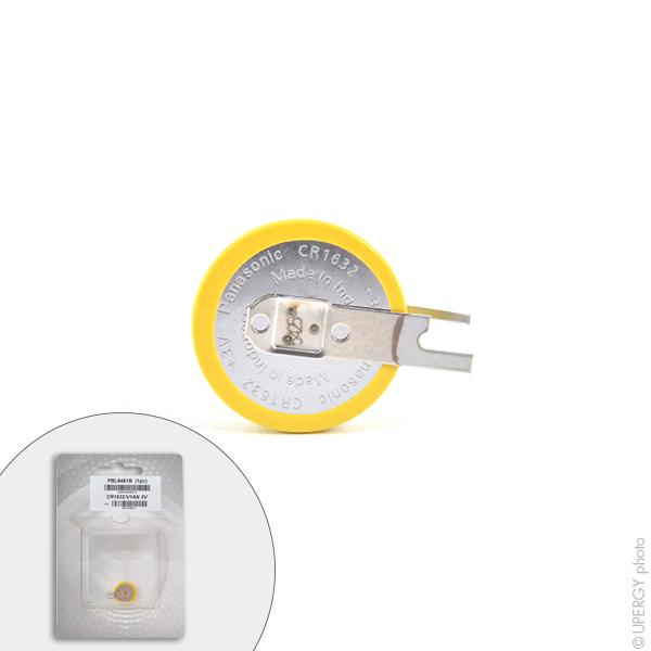 Pile bouton lithium CR1632/V1AN Panasonic 3V 140mAh - blister pour stockage optimal_0