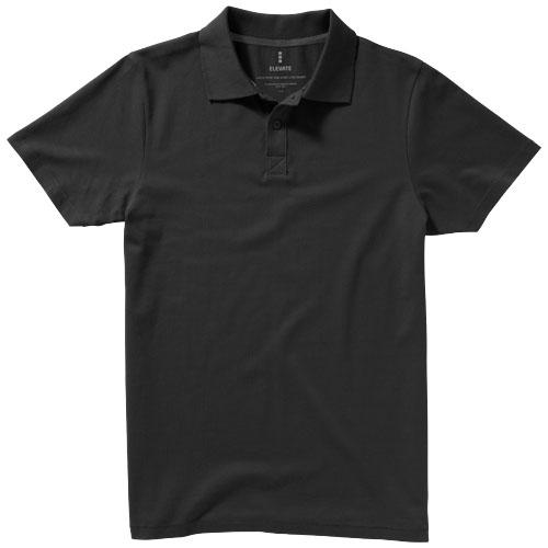 Polo manches courtes pour homme Seller - 100% coton - 180 g/m² - Col en côte et boutons gravés_0