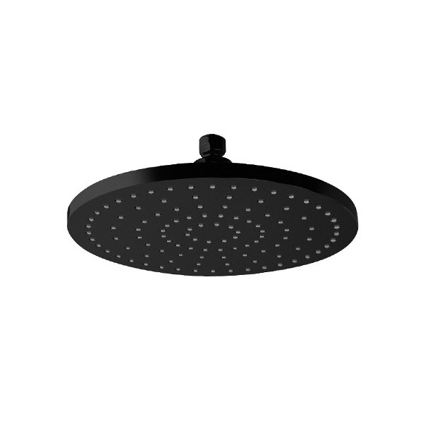 POMME DE DOUCHE THETA ABS D. 25 CM BLACK MAT ROBINETTERIE HYDROTHERAPIE - CRISTINA ONDYNA PD08613