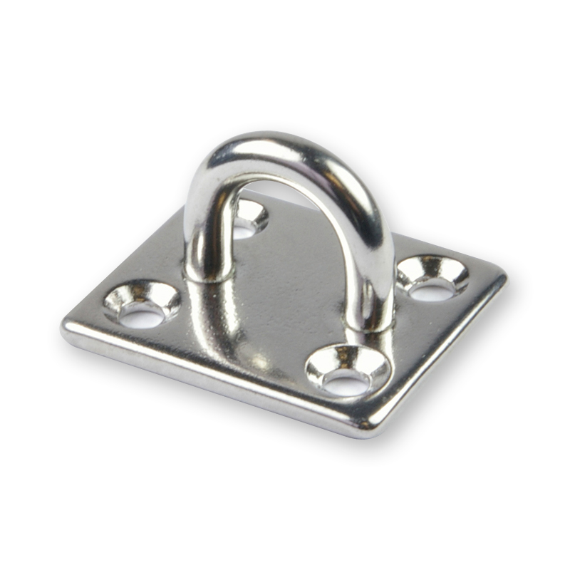 PONTET INOX 6MM - PLATINE RECTANGLE