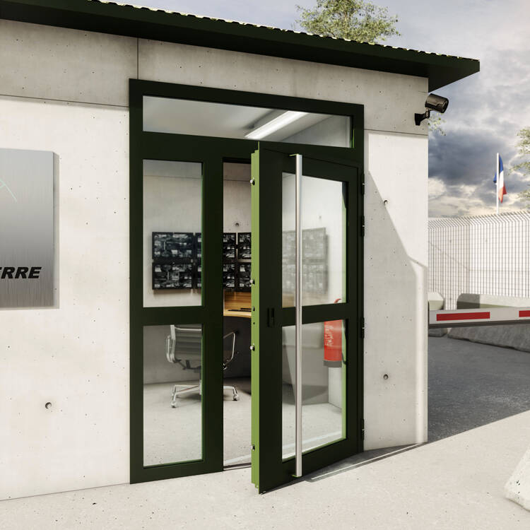 Porte blindée FB4 - FB6 certifiée EN 1522-1523, protection pare-balles pour sites sensibles_0