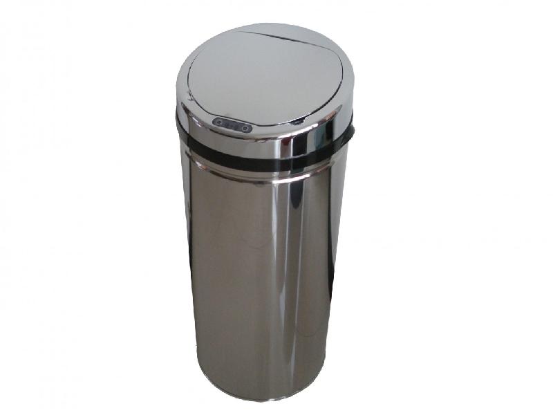 Poubelle automatique HAILO Sensor 42L - inox - hauteur 76 cm_0
