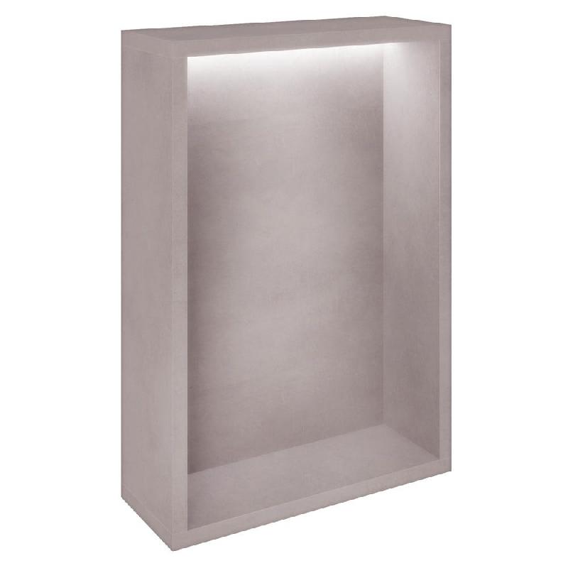 Présentoir Cage béton avec LED 38,4x14,5x56cm_0