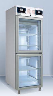 Réfrigérateur médical et pour pharmacie MPRR 625 - tôle d'acier plastifiée blanche - portes vitrées triple cristal_0