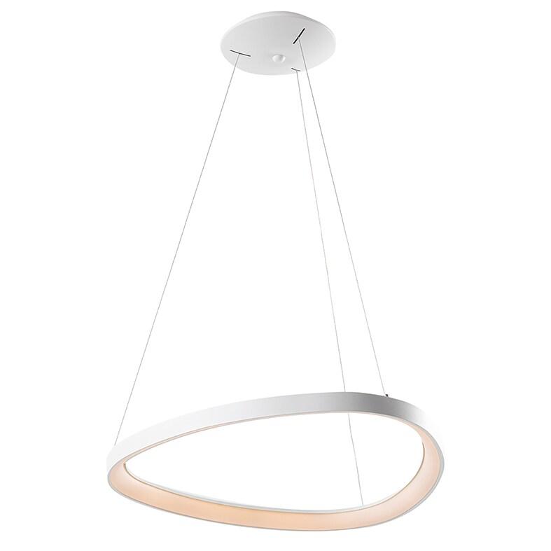 ROSSINI ILLUMINAZIONE Lotus Led Suspension 48W 3000K Blanc - Plafonnier Asymétrique Moderne Ip20 Cri80 Dimmable - Groupe Rossini - blanc LOU002B_0