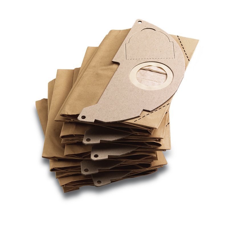 SACHET FILTRE PAPIER WD 2 & WD 2 & A 20XX PAQUET DE 5 PIÈCES - KÄRCHER - 69043220