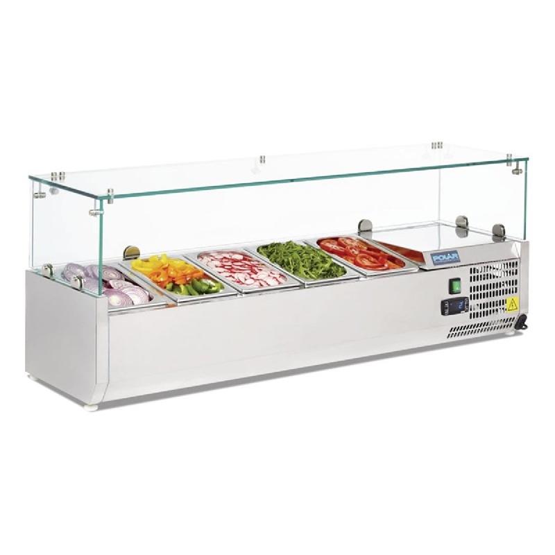 Saladette réfrigérée Série G 5x GN1/4 | Polar - G608_0