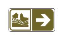 Signalisation touristique type H23 - présignalisation d'un itinéraire touristique_0