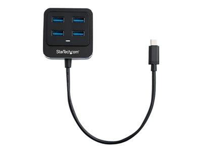 STARTECH.COM HUB USB 3.1 TYPE-C À 4 PORTS - USB 3.1 GEN 2 (10 GBPS) - MULTIPRISE USB-C VERS 4X USB-A - AUTO-ALIMENTÉ - CONCENTRATEUR (HUB) - 4 PORTS