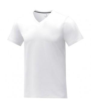T-SHIRT SOMOTO MANCHES COURTES COL V HOMME BLANC - T-SHIRTS PERSONNALISÉS