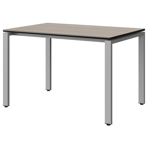 TABLE MALIBU 120X80 T6 SOUDÉ STR ACACIA/NOIR GRIS 9006 - MANUTAN EXPERT