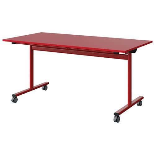 TABLE MALIBU RAB. 160X80 T6 DL STR ABS ROUGE U321/ROUGE 3020 - MANUTAN EXPERT