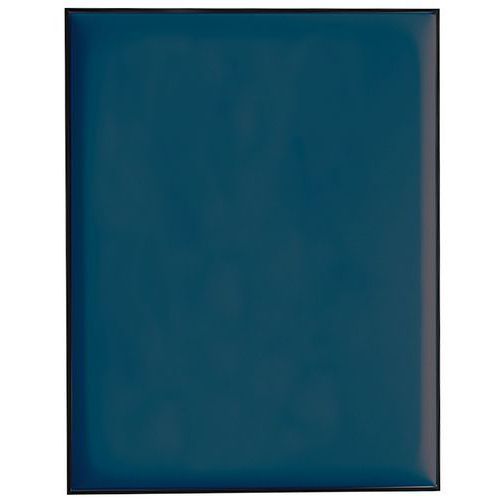 TABLEAU ACOUSTIQUE LIGNE M CADRE ALU 800X1600 MM BLEU