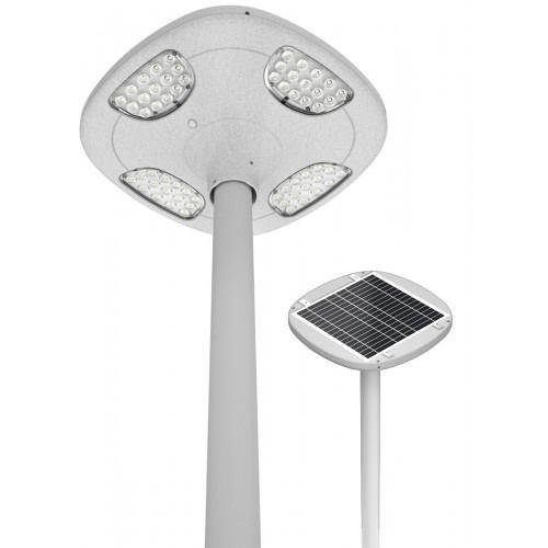 TÊTE DE MÂT CANDÉLABRE HYBRIDE AUTONOME - AVEC TÉLÉCOMMANDE - BF-HYBRID9W BF LIGHT