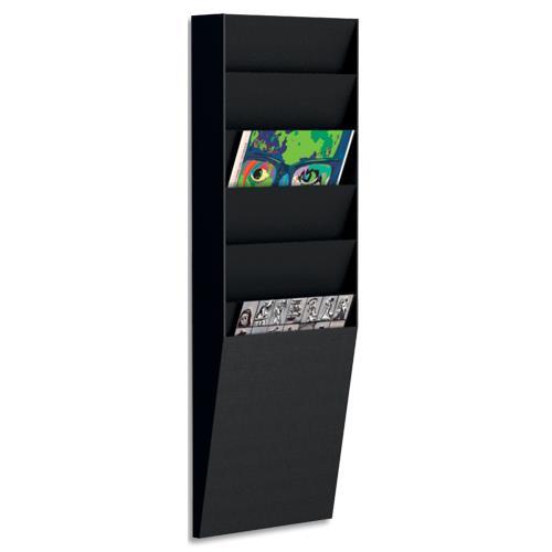 TRIEUR VERTICAL PAPERFLOW A 6 CASES A4 - DIMENSIONS (LXHXP) : 23,6X71,2X8,3 CM - COLORIS NOIR