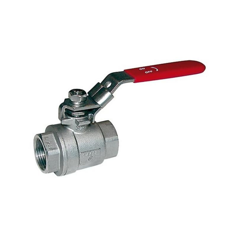 VANNE SPHERE INOX CORPS INOX FEM/FEM 33X42 706 DN 1'1/4
