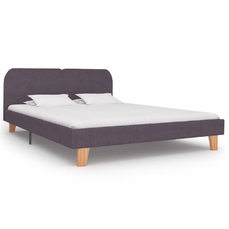VidaXL Cadre de lit sans matelas taupe tissu 180x200 cm Modèle Yervelis - 280890_0