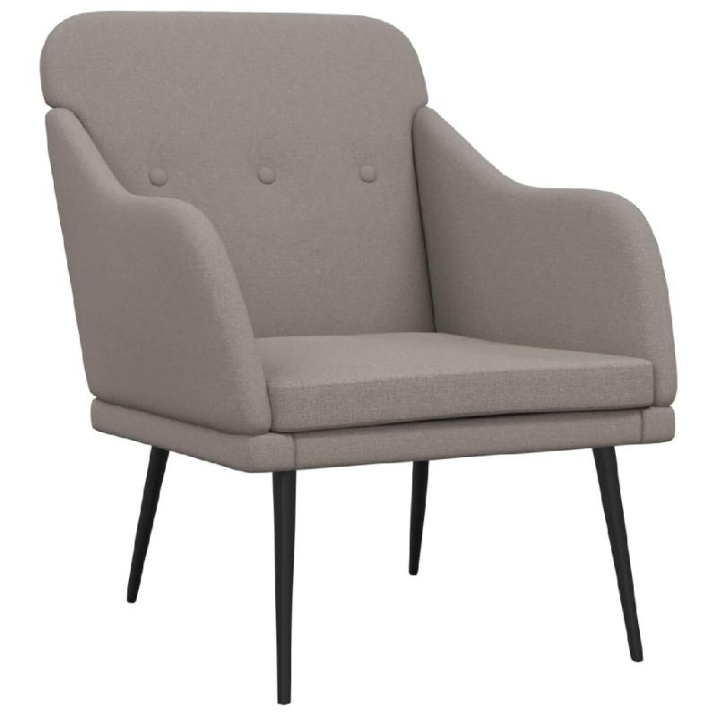 VidaXL Fauteuil Taupe 63x76x80 cm Tissu Modèle Vega ProDesk Signature - 351479_0