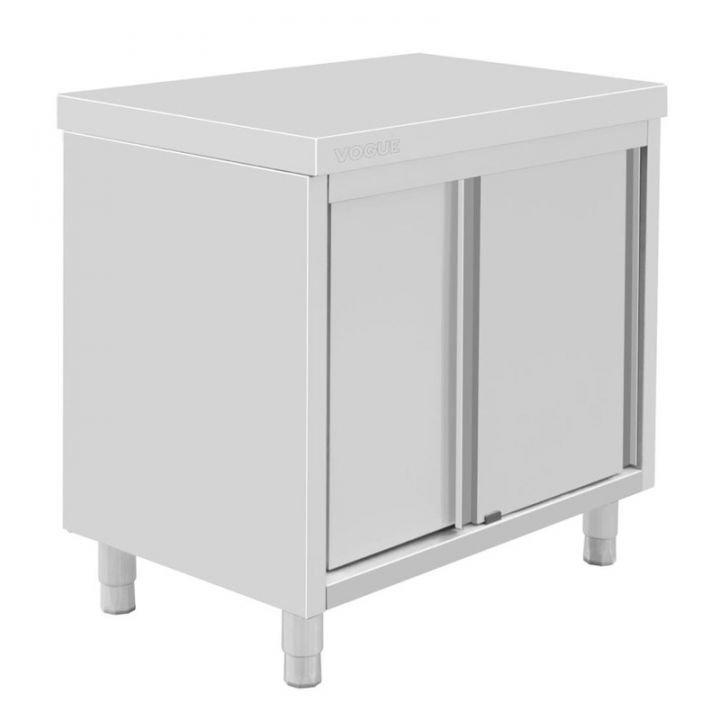 Armoire sur pieds inox (L)900 x (P)600 x (H)900 mm_0